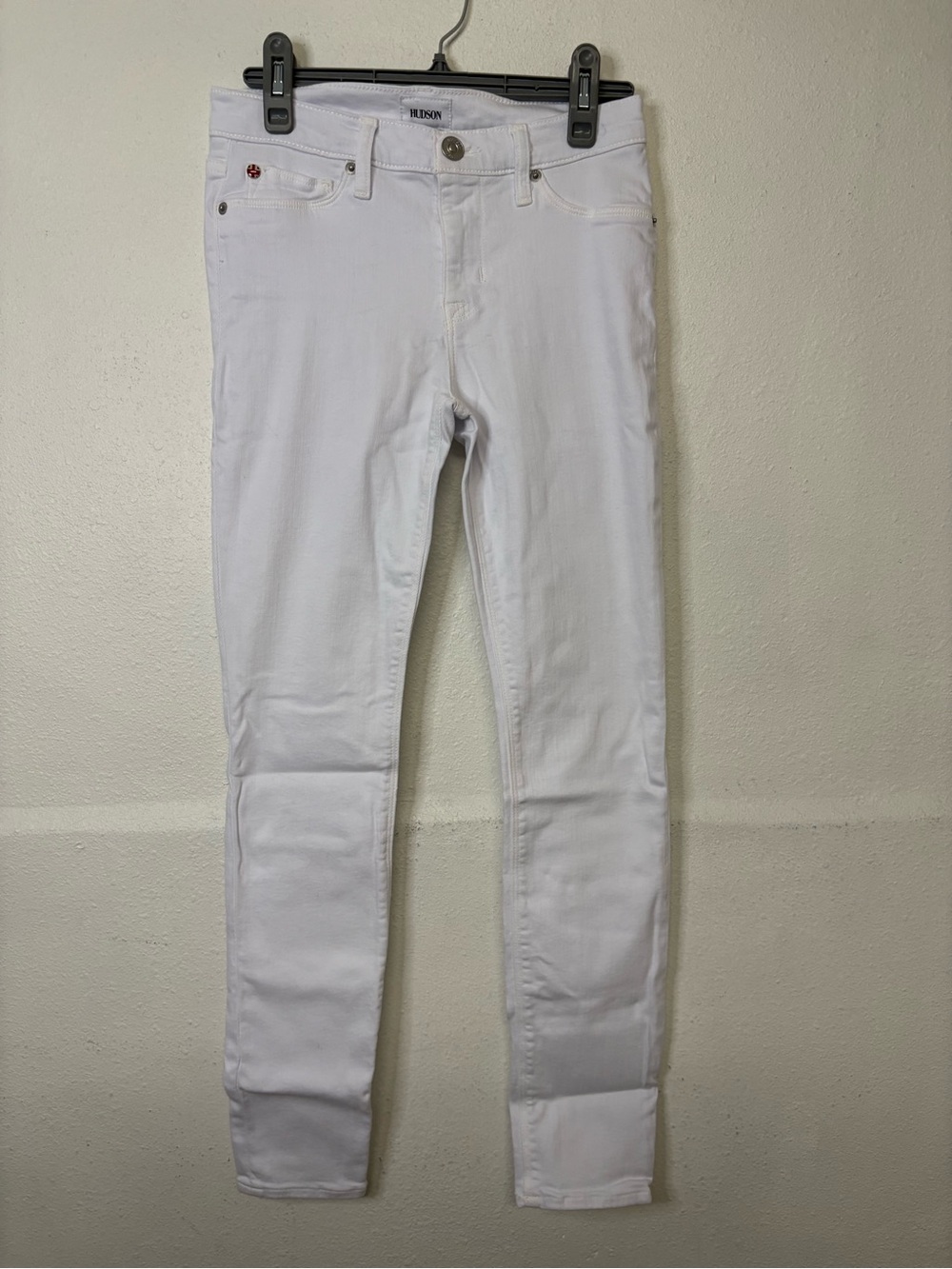 Hudson Jeans Men’s White Skinny Jeans